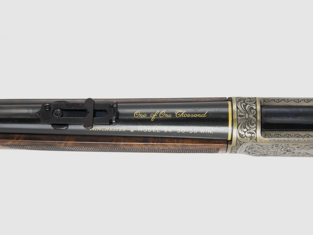 Winchester Modell 1894 „One of One Thousand“ – Gravur Meister Giovannelli – Goldauflagen – Kal. .30-30 Winchester, Bild 24 von 32