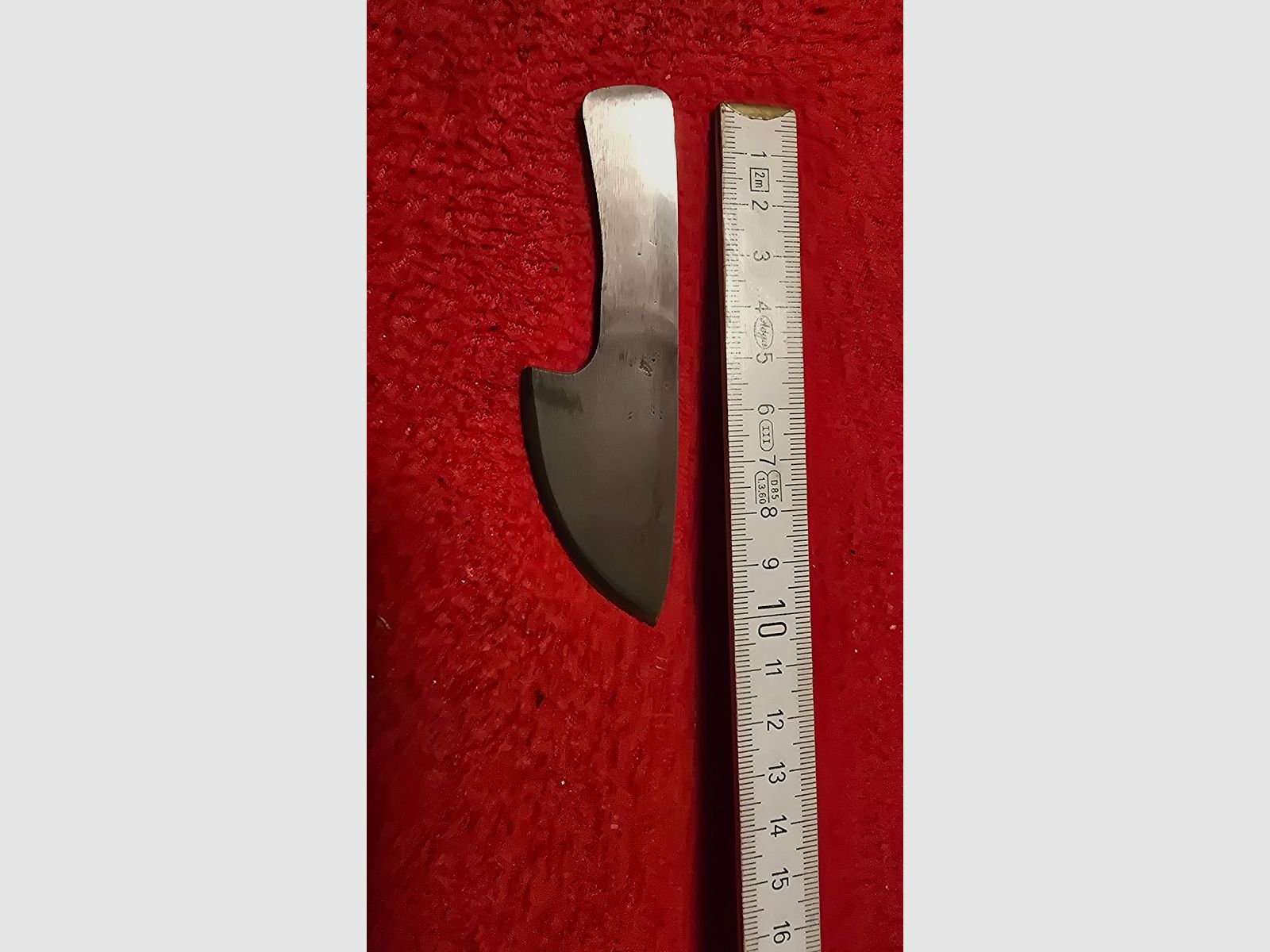 Kleiner skinner handgeschmiedet aus kannonenrohr Stahl 