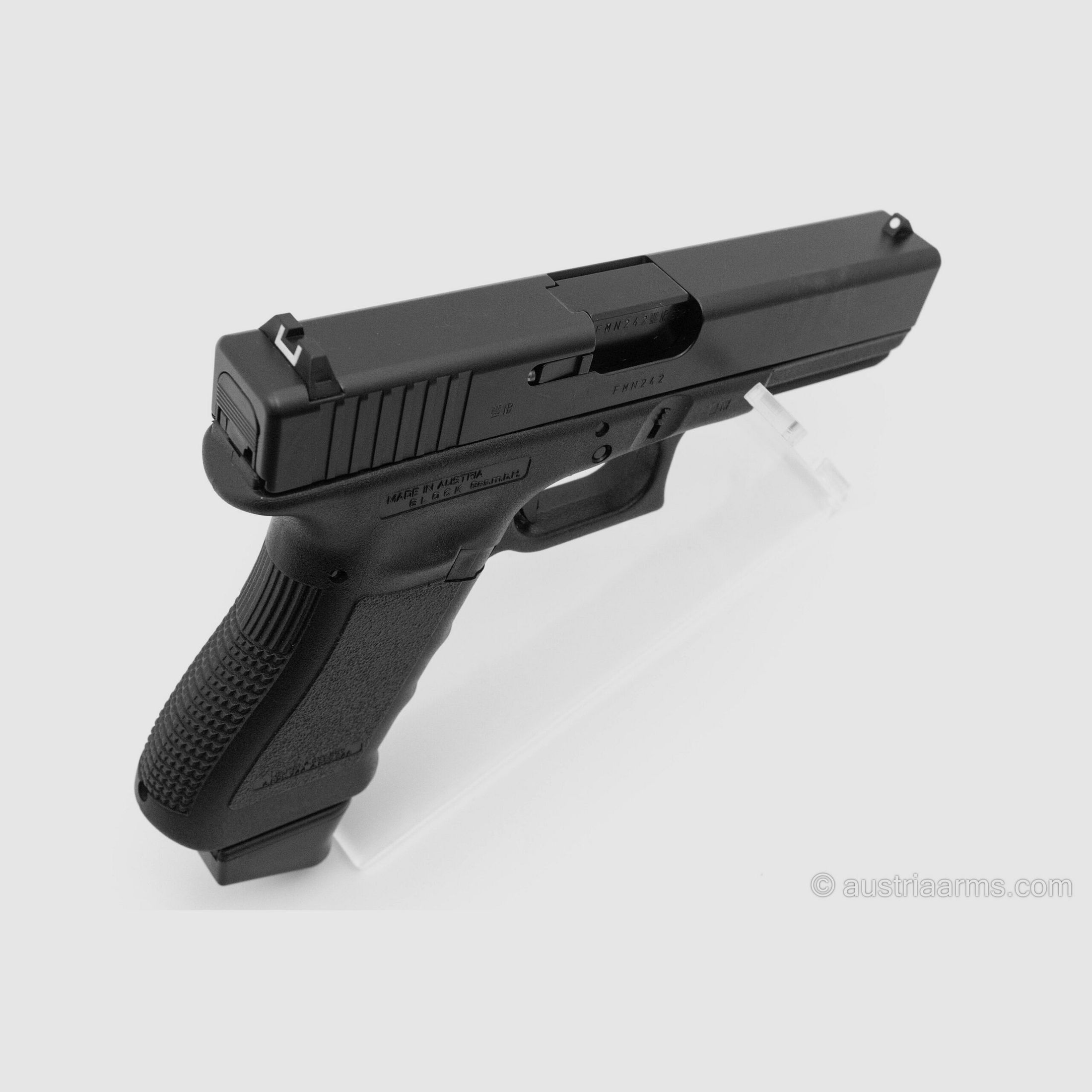 Glock 17 Gen 3, 9x19mm, Gebrauchtwaffe im Neuzustand, mit 19 Schuss Magazin, Bild 4 von 4