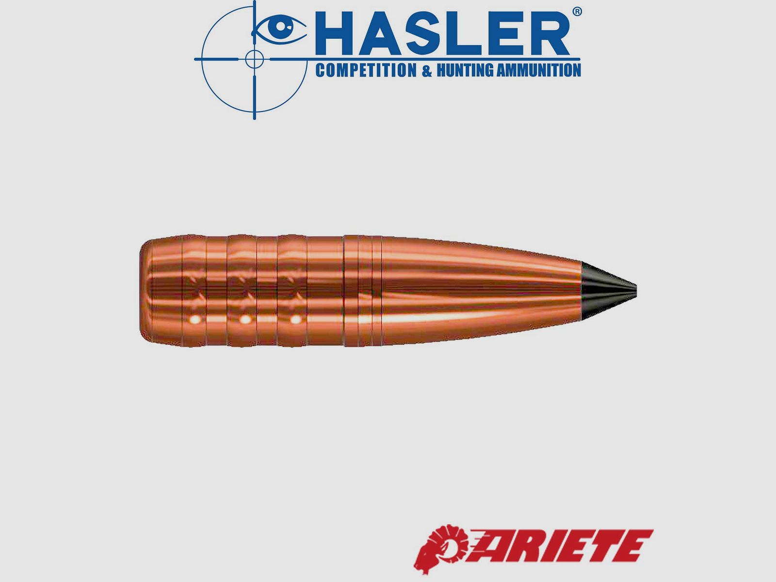 HASLER ARIETE balle cal. 6 (.243) 77 grn