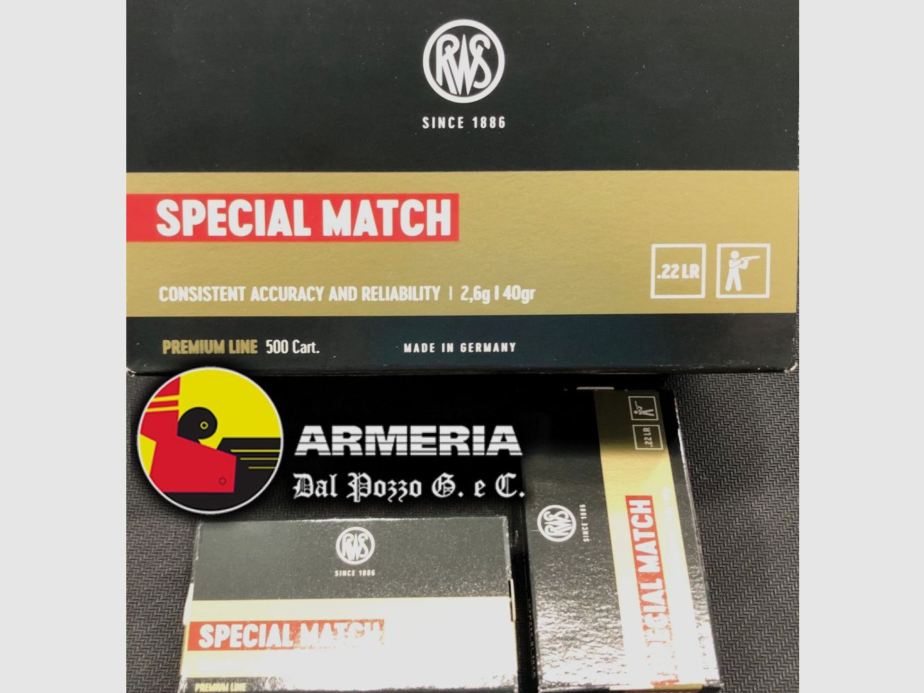 RWS CARTOUCHES CAL. .22LR SPECIAL MATCH 40GN