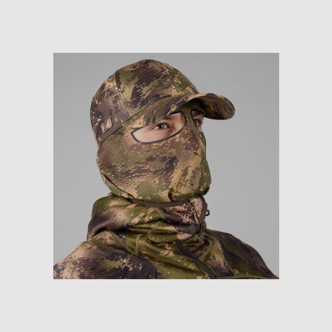 Härkila Kappe Deer Stalker Camo mit Tarnnetz