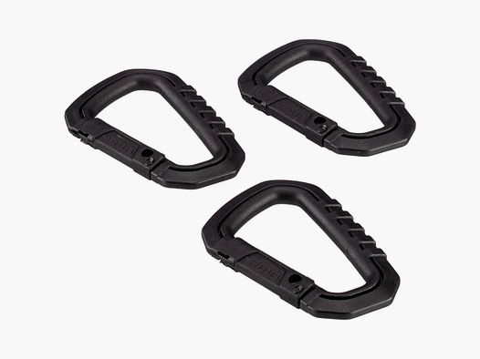 FMA FMA Karabiner Set Typ D Quick Hook groß schwarz