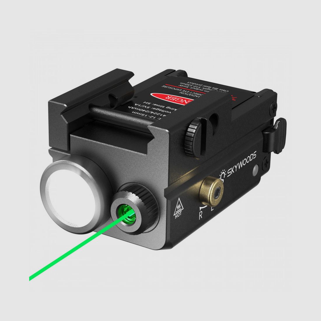Taktische Lampe + grüner Laserzielgerät Skywoods L53980