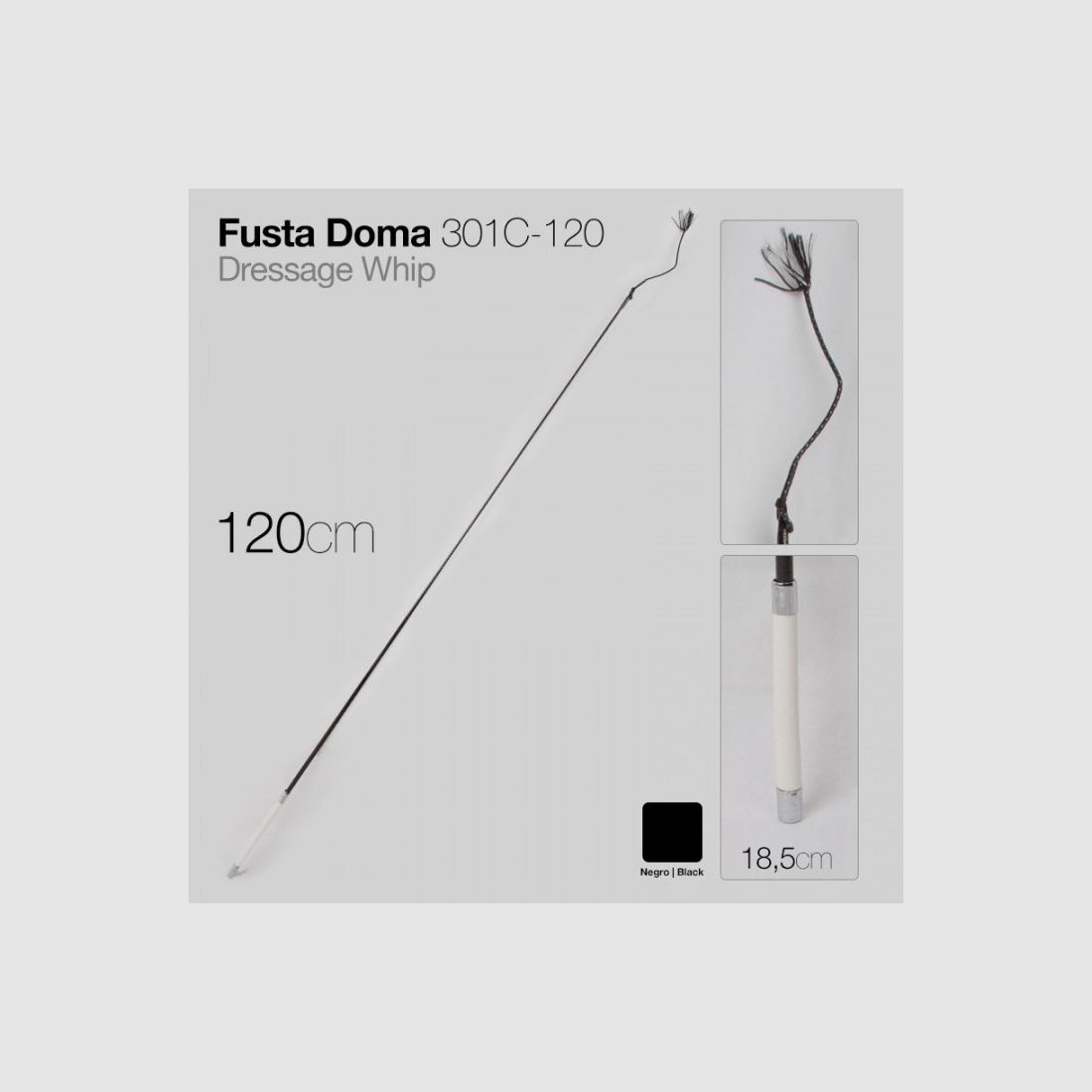 FUSTA DOMA 301C Noire 1,20M, image 1 sur 2