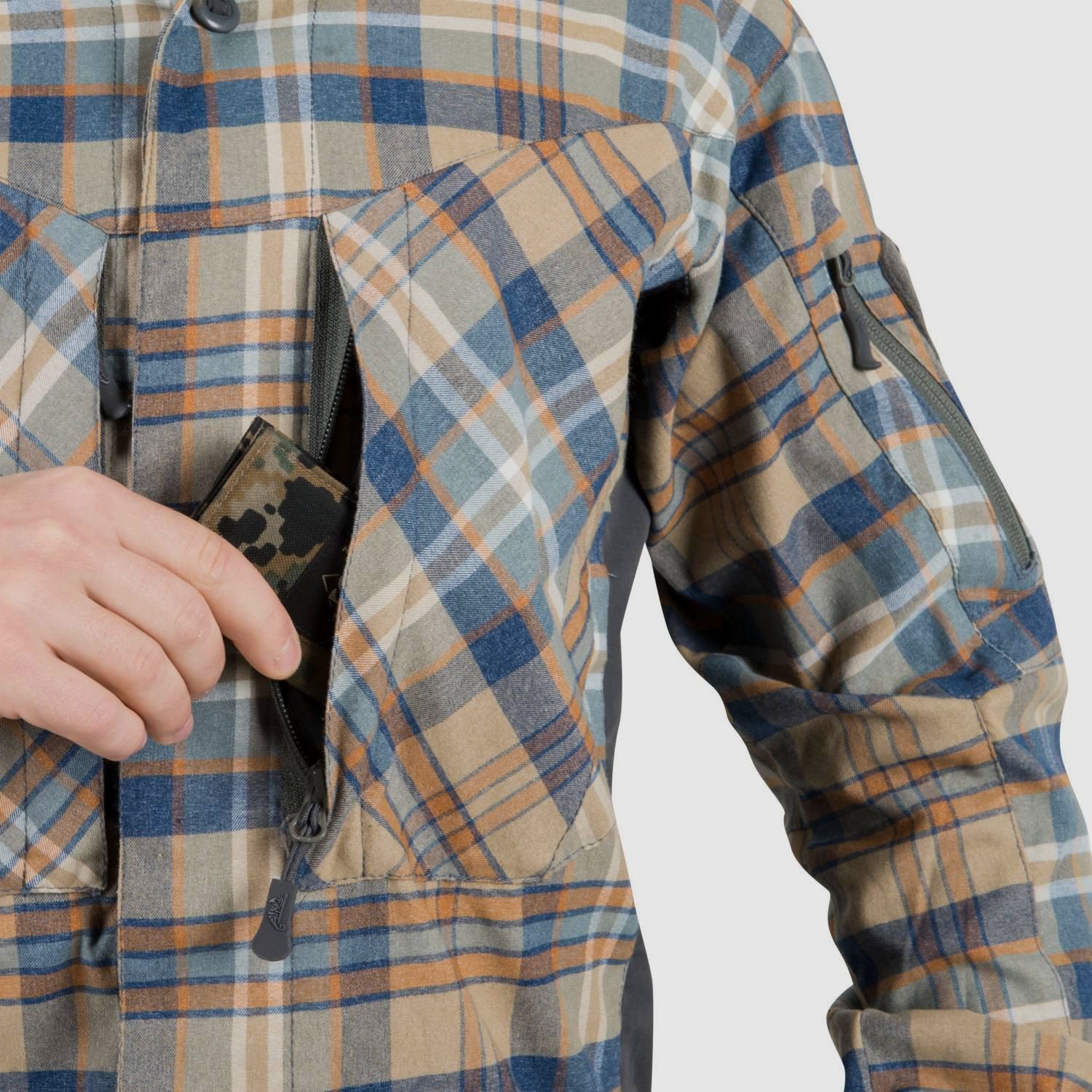 HELIKON-TEX MBDU FLANELL SHIRT® TIMBER OLIVE PLAID