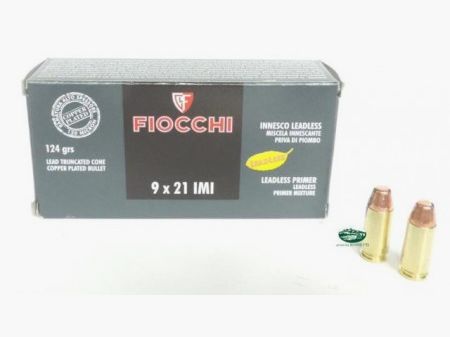 FIOCCHI Munition Kal. 9x21 - 124gr - TCCP - TOP TARGET