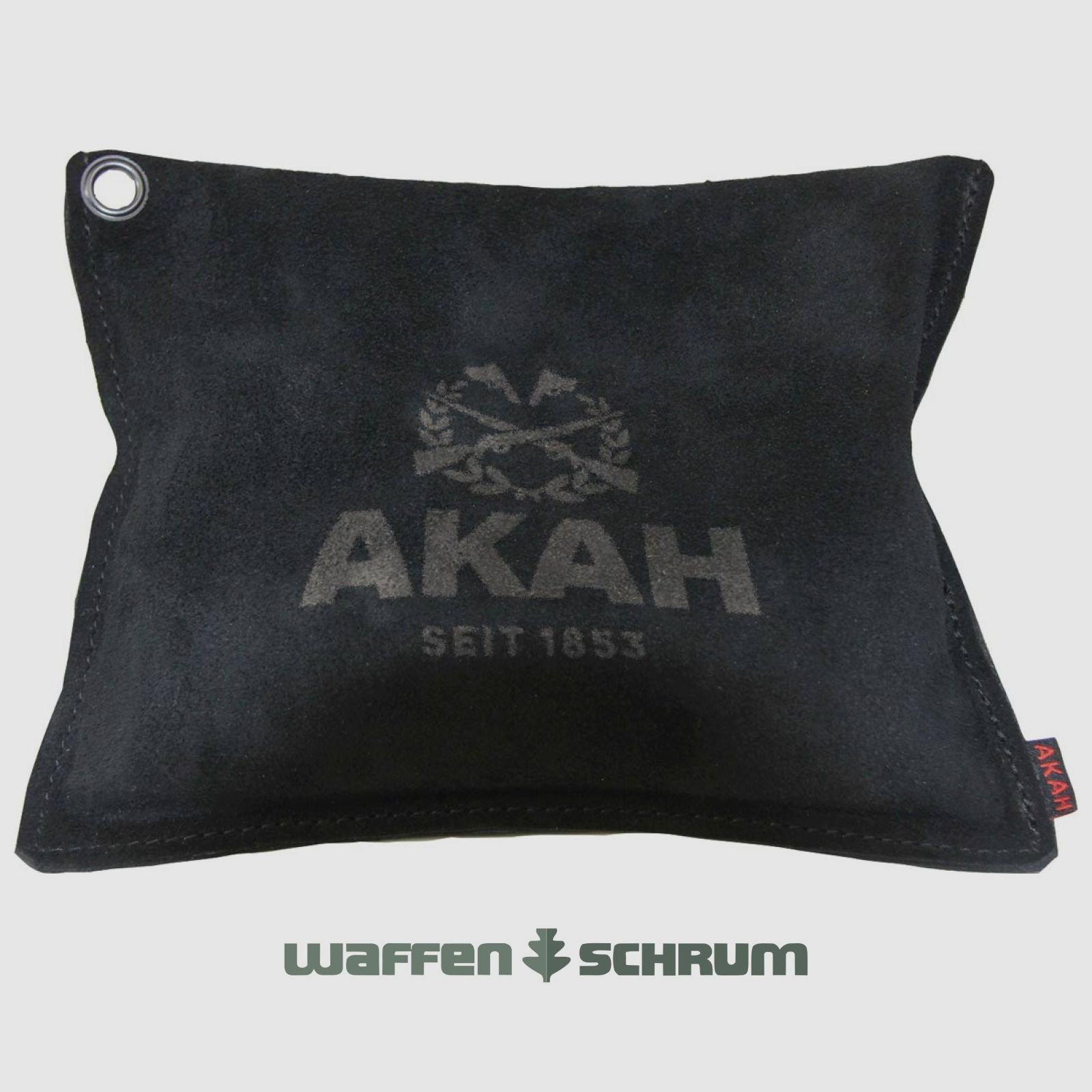 Support de fusil AKAH en cuir velours 24x20cm, rempli de granulés