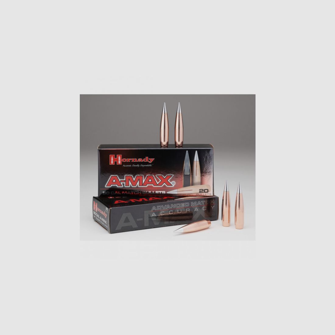 PROIETTILI HORNADY A-MAX - .50/.510 - 750GR - 20 PEZZI