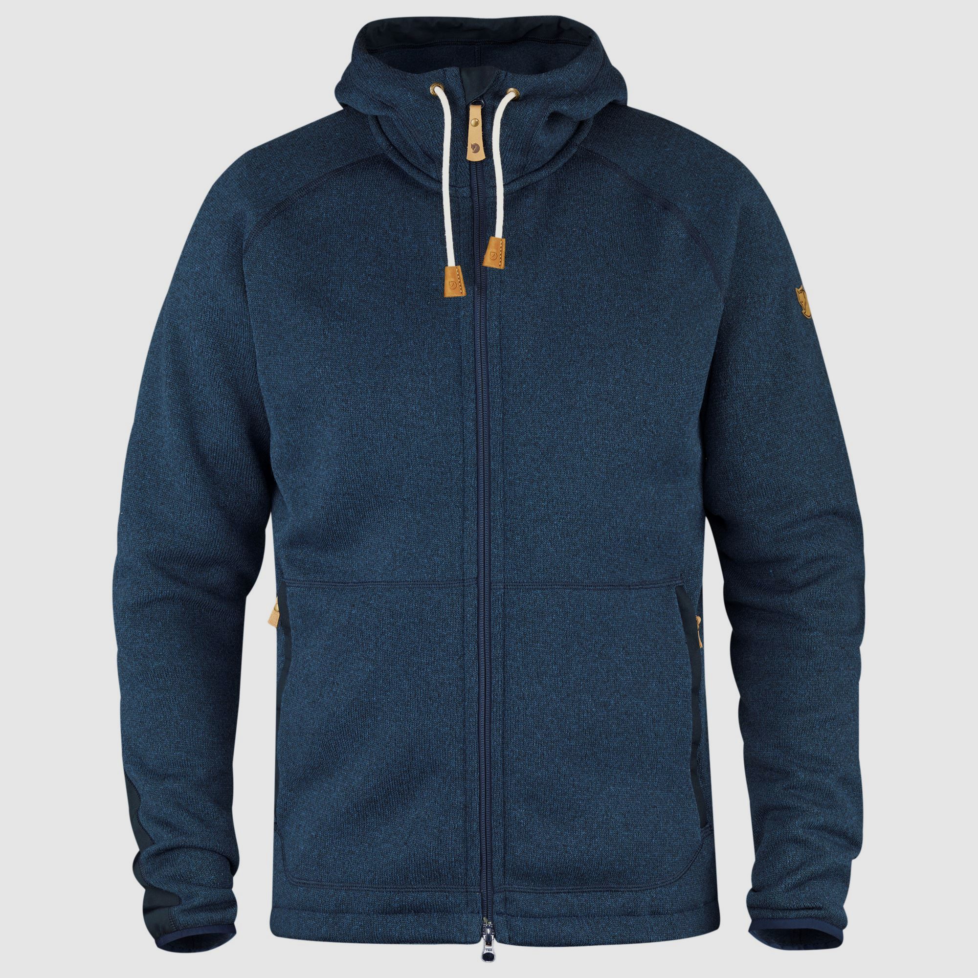 Fjällräven Övik Fleece Hoodie – Navy, billede 1 af 2