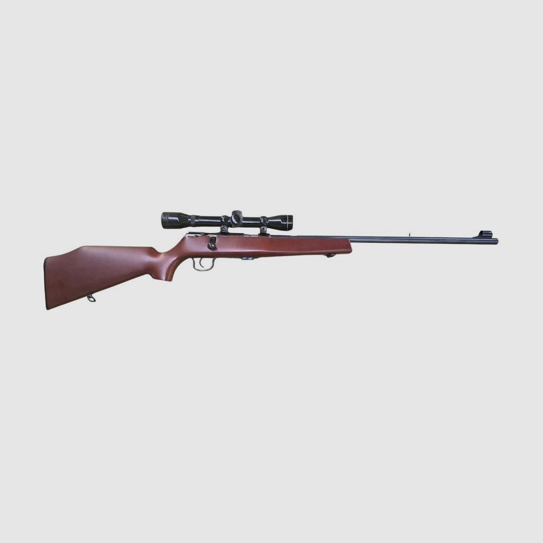 used MAUSER Mod. 107 with fixed mount TASCO 4x32 reticle Plex, condition Very good, image 1 of 5