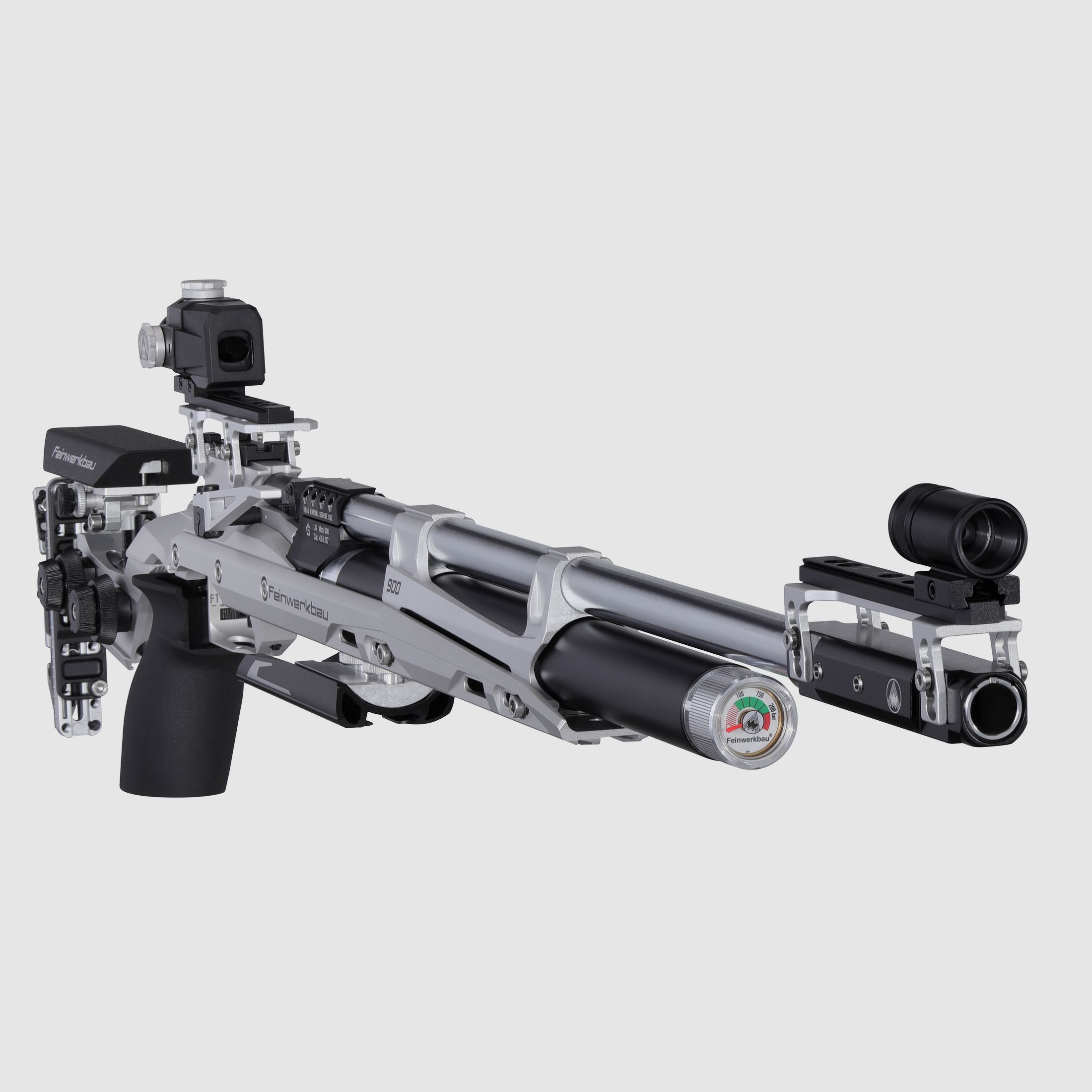 Feinwerkbau 900 Alu zilver kolfkap X-line