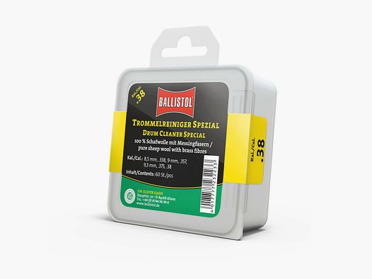 Ballistol nettoyeur de tambour en feutre spécial - .38