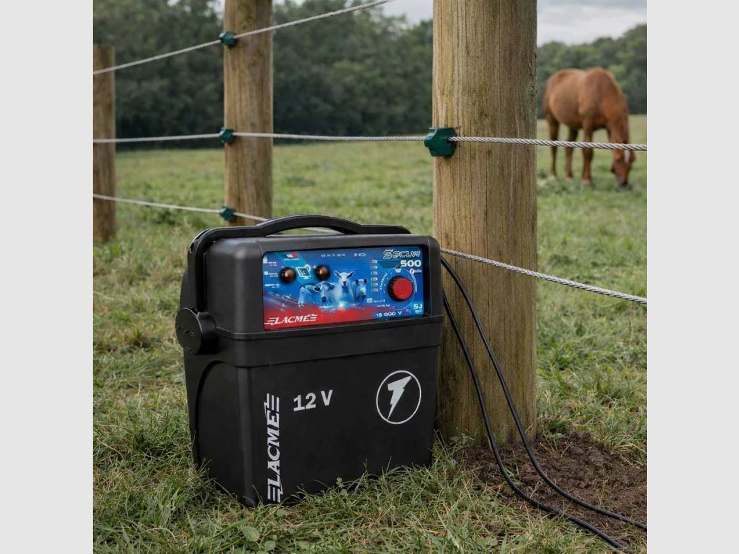 Elettrificatore Autonomo Secur 500 5J - Prestazione 12V 15kV - LACME, immagine 3 di 11