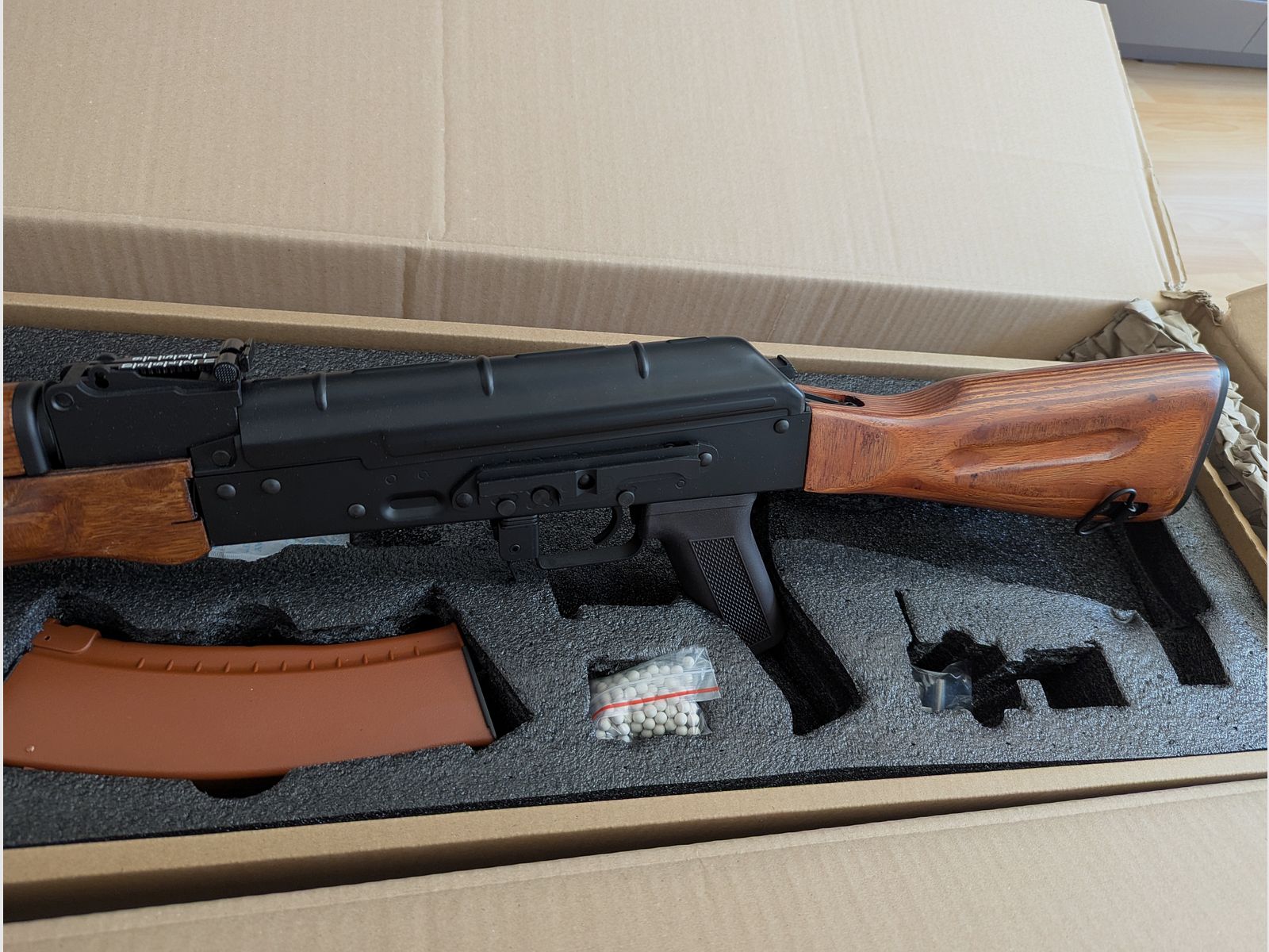 Begadi AK-74 Sport S-AEG mit Begadi CORE EFCS / Mosfet, Echtholz Festschaft