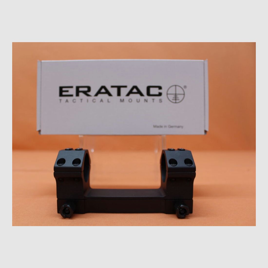 Recknagel Era-Tac Block Mount 30mm (T5013-0020) with Nut, Aluminum Black, Height=20mm for Picatinny Profile