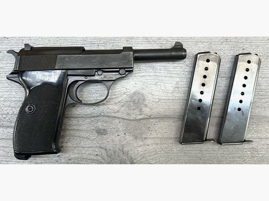 Carl Walther Waffenfabrik Ulm P38, 2x Magazine, Kal.: 9mm Luger 9mmLuger