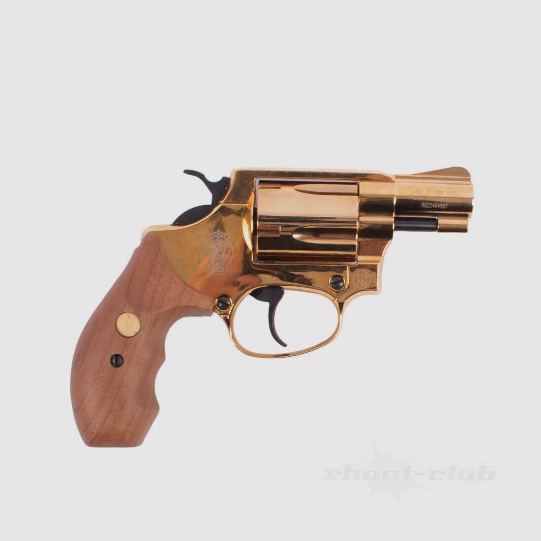 Smith & Wesson Chiefs Special Gold Schreckschuss Revolver 9 mm R.K.