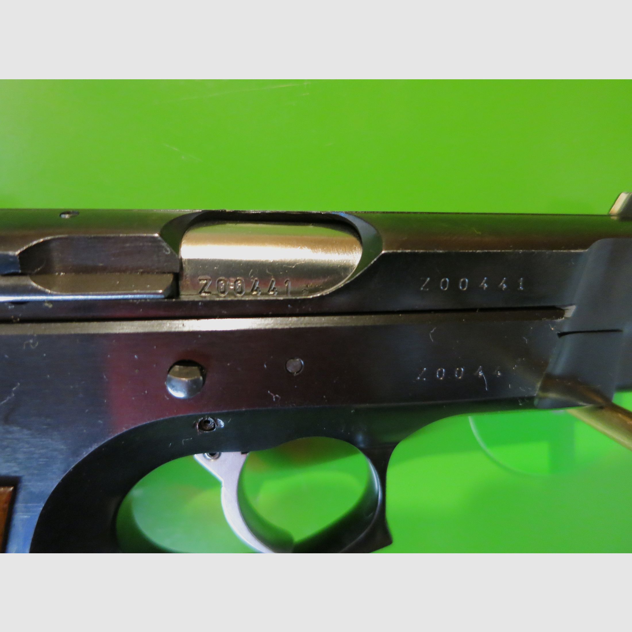 Tanfoglio TA90 Baby, semi-automatic. Self-loading sports pistol, small and handy self-defense classic, caliber 9 × 19 mm, without barrel #30