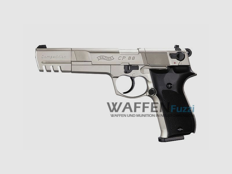 Walther CP88 Competition CO2 Pistol 4.5 mm Diabolo Nickel-plated