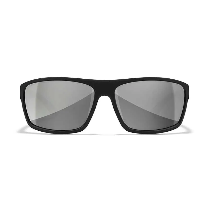 Wiley X PEAK lunettes de soleil Grey Silver Flash Matte Black Frame, image 2 sur 5