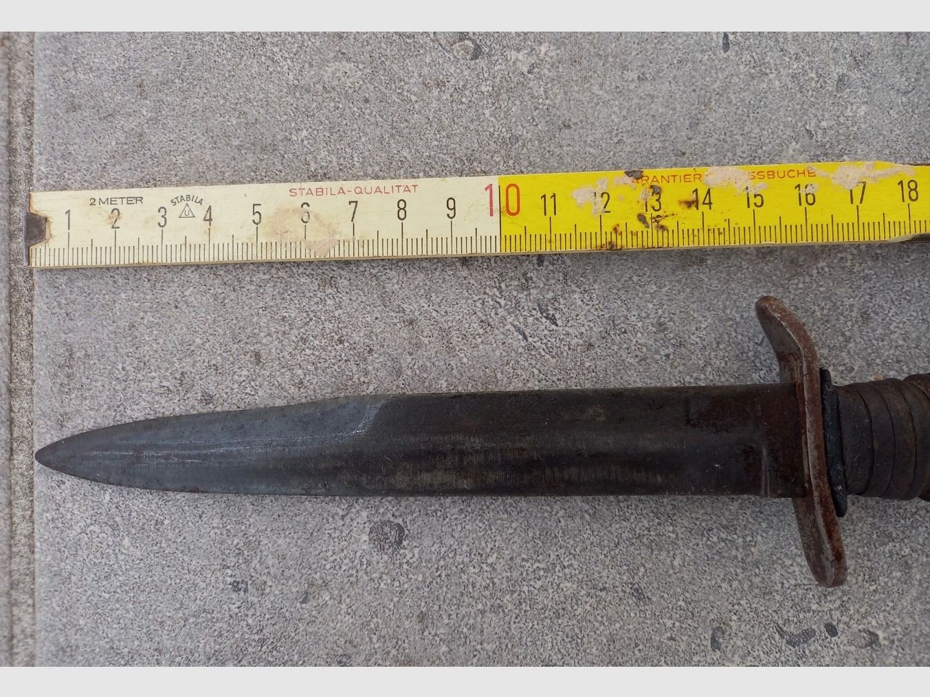 Couteau de tranchée WKII US.M3/Kampfmesser avec étui US.M8