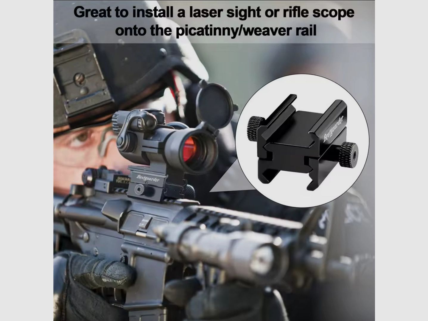 Mount adapter for Picatinny | HDR50 | HDB68 | HDR68 | Hunting outdoor tool