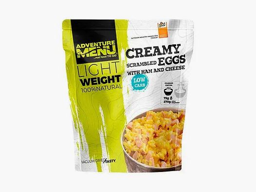 Adventure Menu Lichtgewicht Romige Roerei met Ham en Kaas