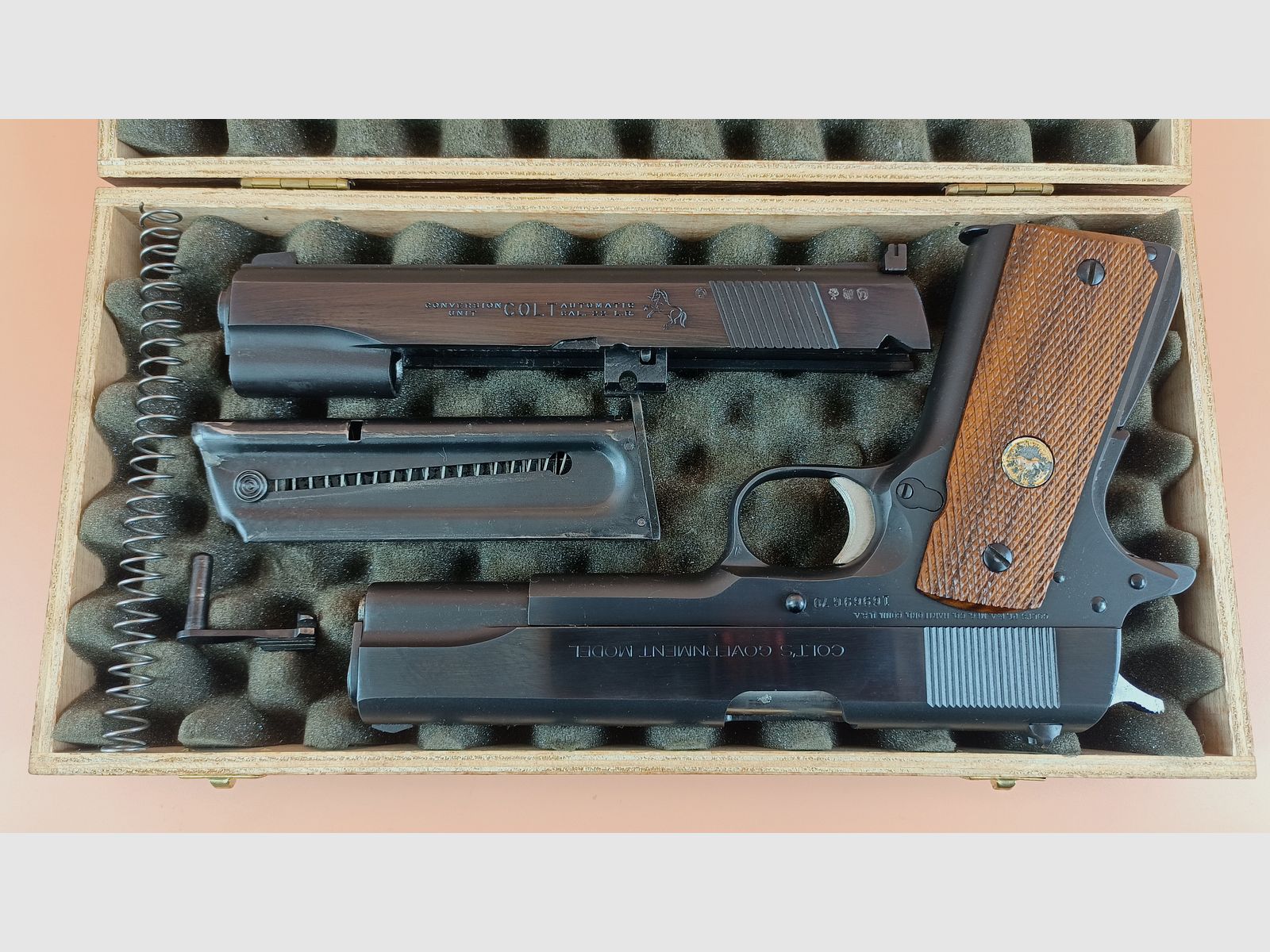 COLT MK IV Series ´70, Colt 1911, Kal. .45 ACP; .22lr *mit Wechselsystem / Conversion Kit*