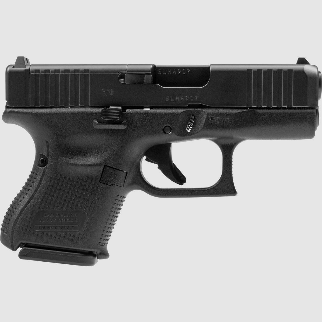 Glock Pistole G26 Gen5 MOS FS 9 mm Luger 3,43″ / 87 mm 10+1, Subcompact
