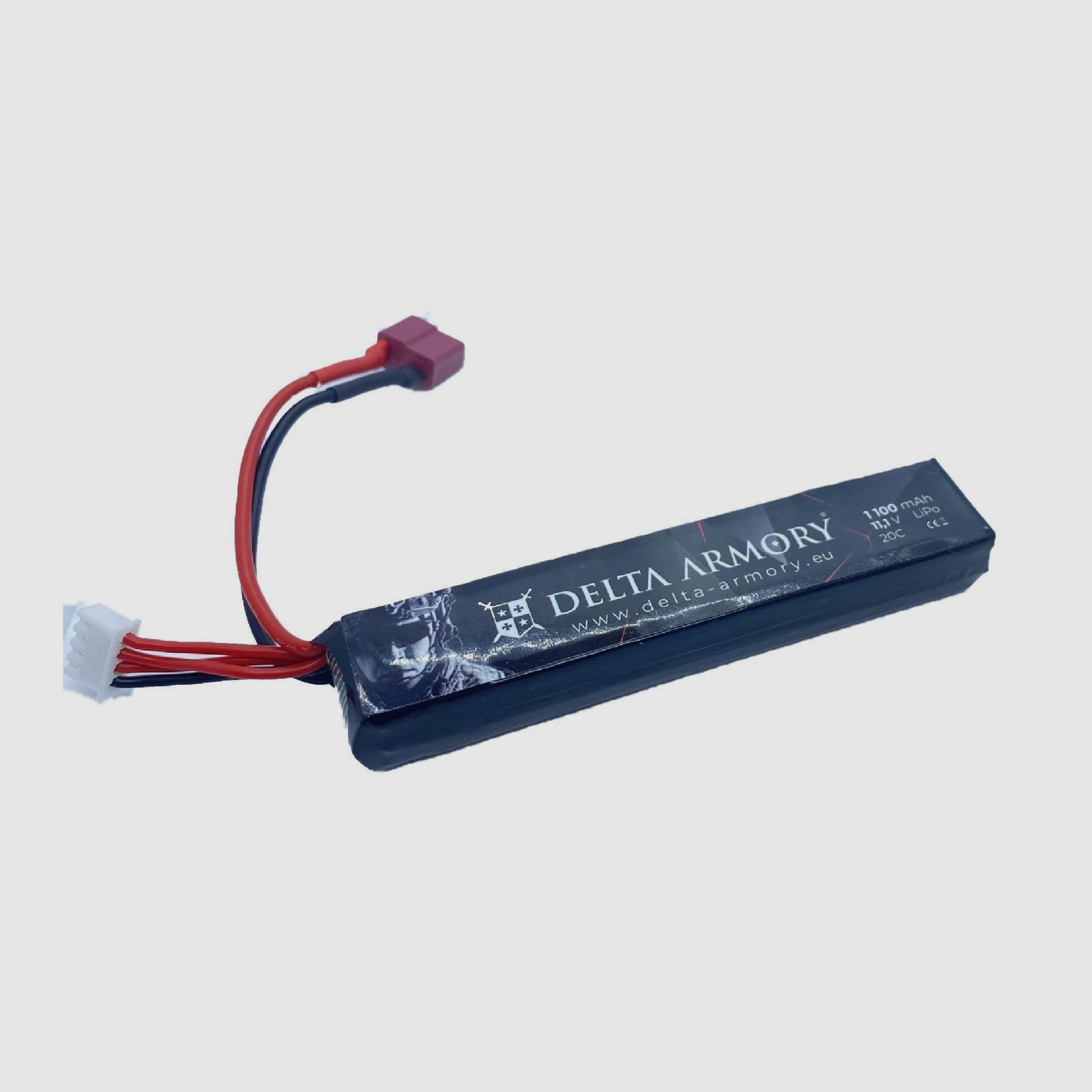LiPo 11.1V/1100mAh 20C T-Plug - Delta Armory