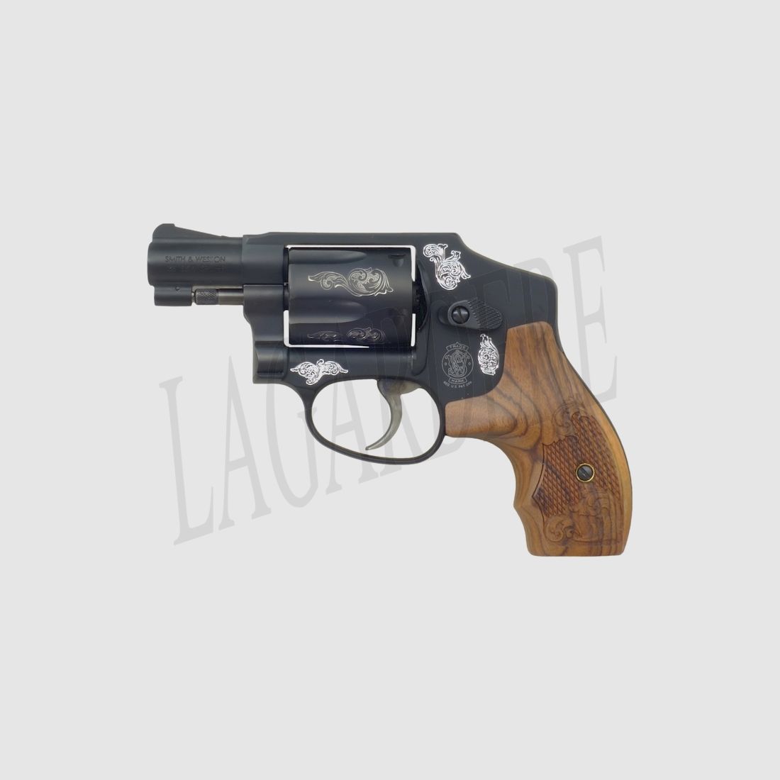 SMITH & WESSON 442 CENTENNIAL ENGRAVED WOOD 1.875" (REVOLVER)