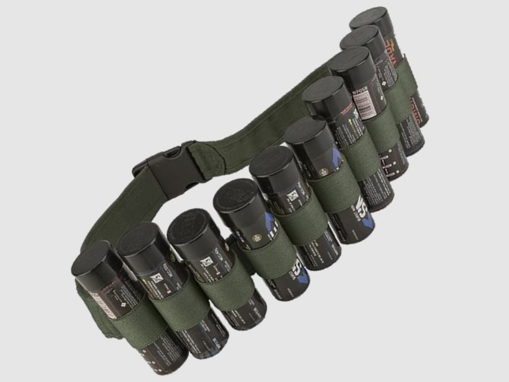 Enolagaye Hang Ten 10 smoke bomb belt (olive)