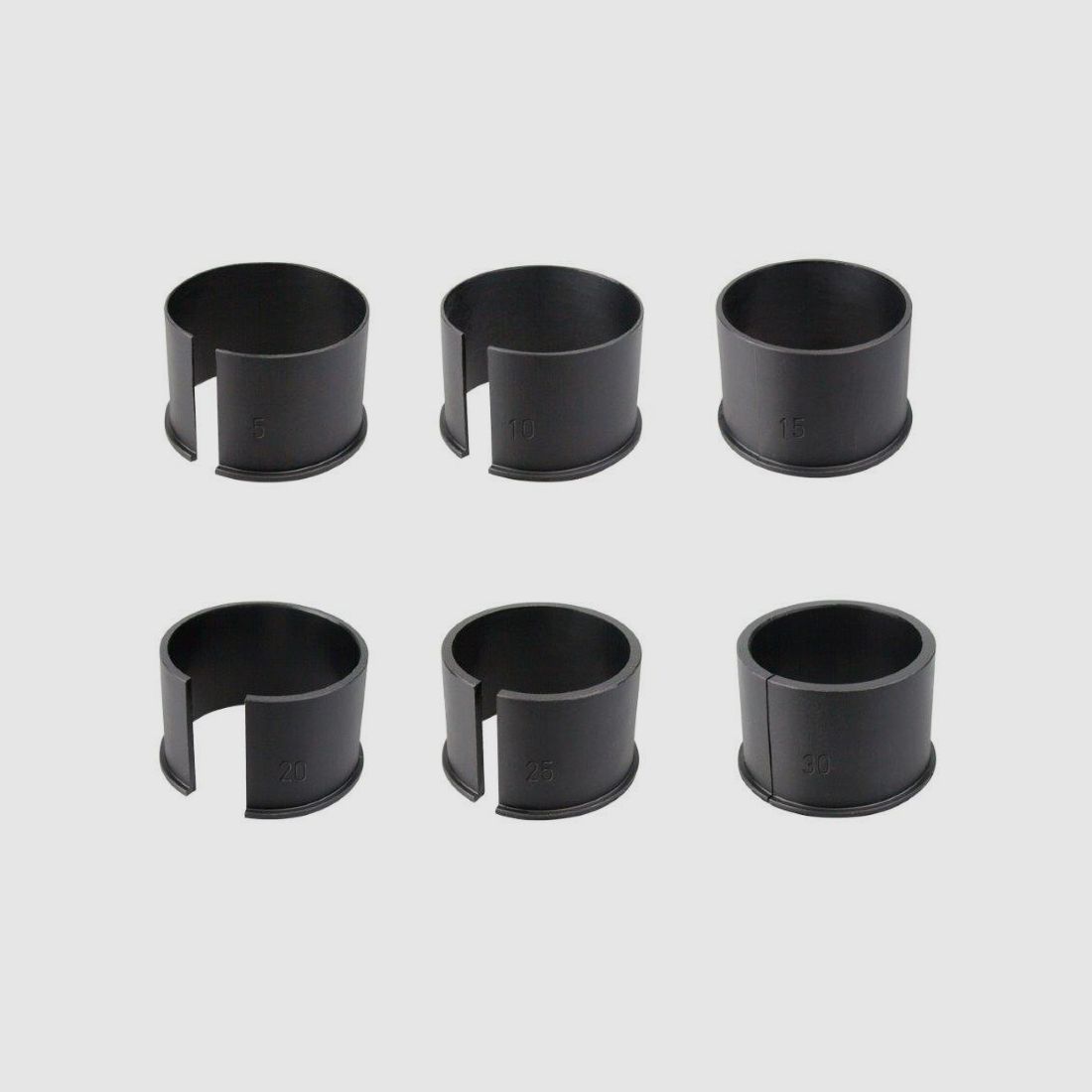 PVC Reduzierringe 6er Set für PARD 007 / NV850 Nachtsichtgeräte