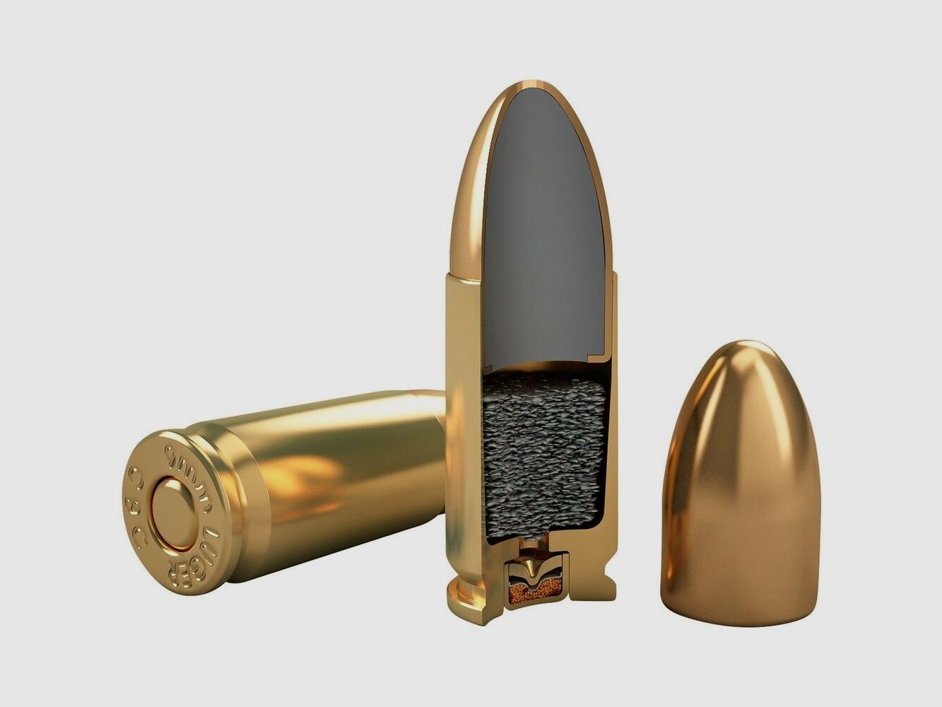 Magtech 9 mm Luger Vollmantel 8,0g/124grs.