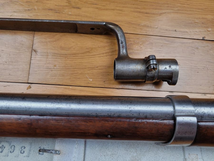 Sehr schönes Gewehr 1777 modifiziert AN IX – Kaiserliche Manufaktur von St Étienne – 1813 – homogen – Gewehrriemen und Bajonett – Seltenheitszustand, Bild 35 von 45