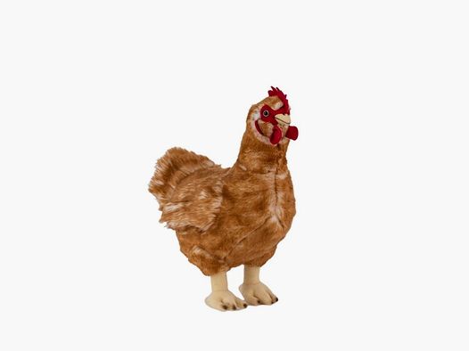 LivingActive Giocattolo di Peluche Pollo 33 cm - Morbido Giocattolo da Fattoria