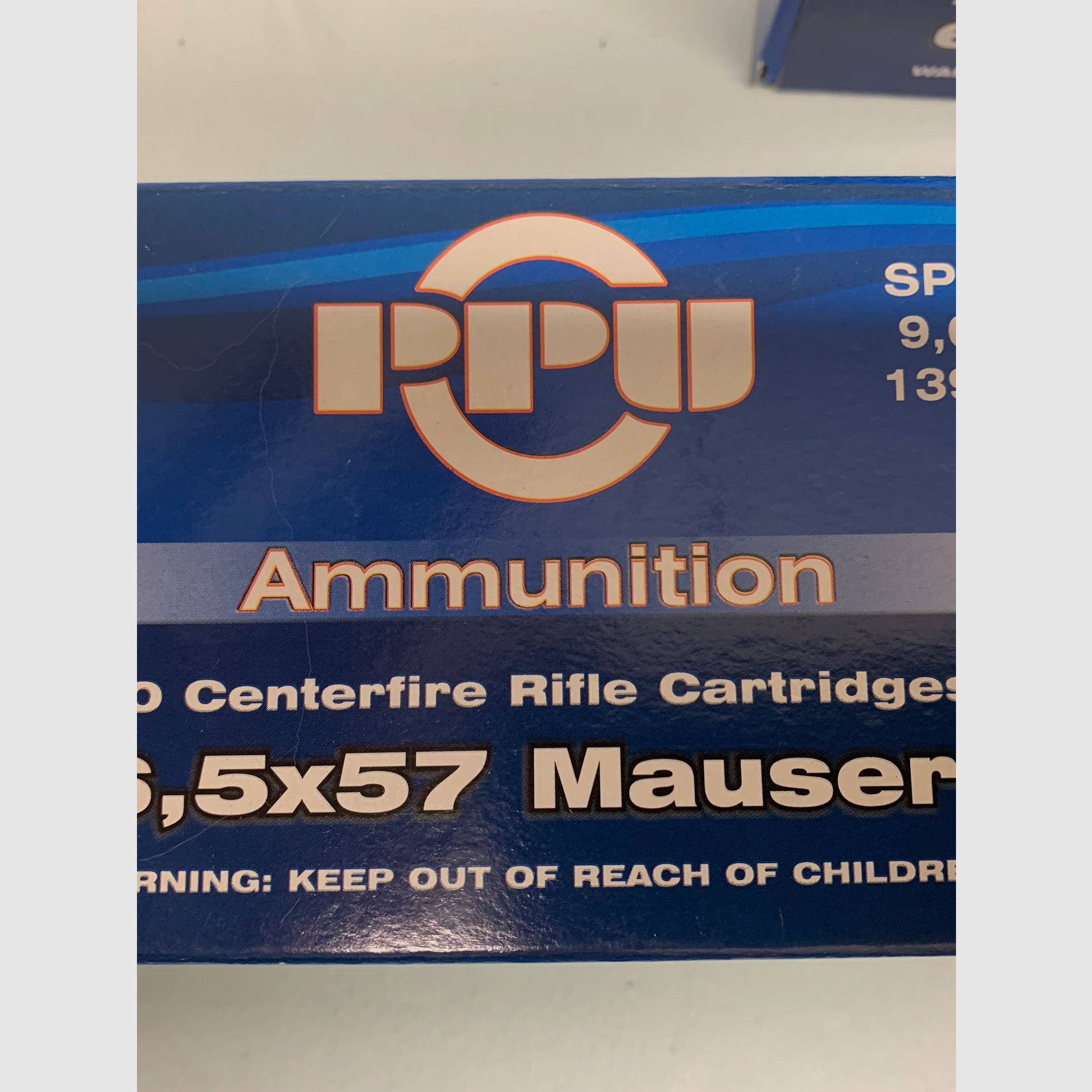 Cartuchos de rifle 6,5x57 SP BT  56 piezas