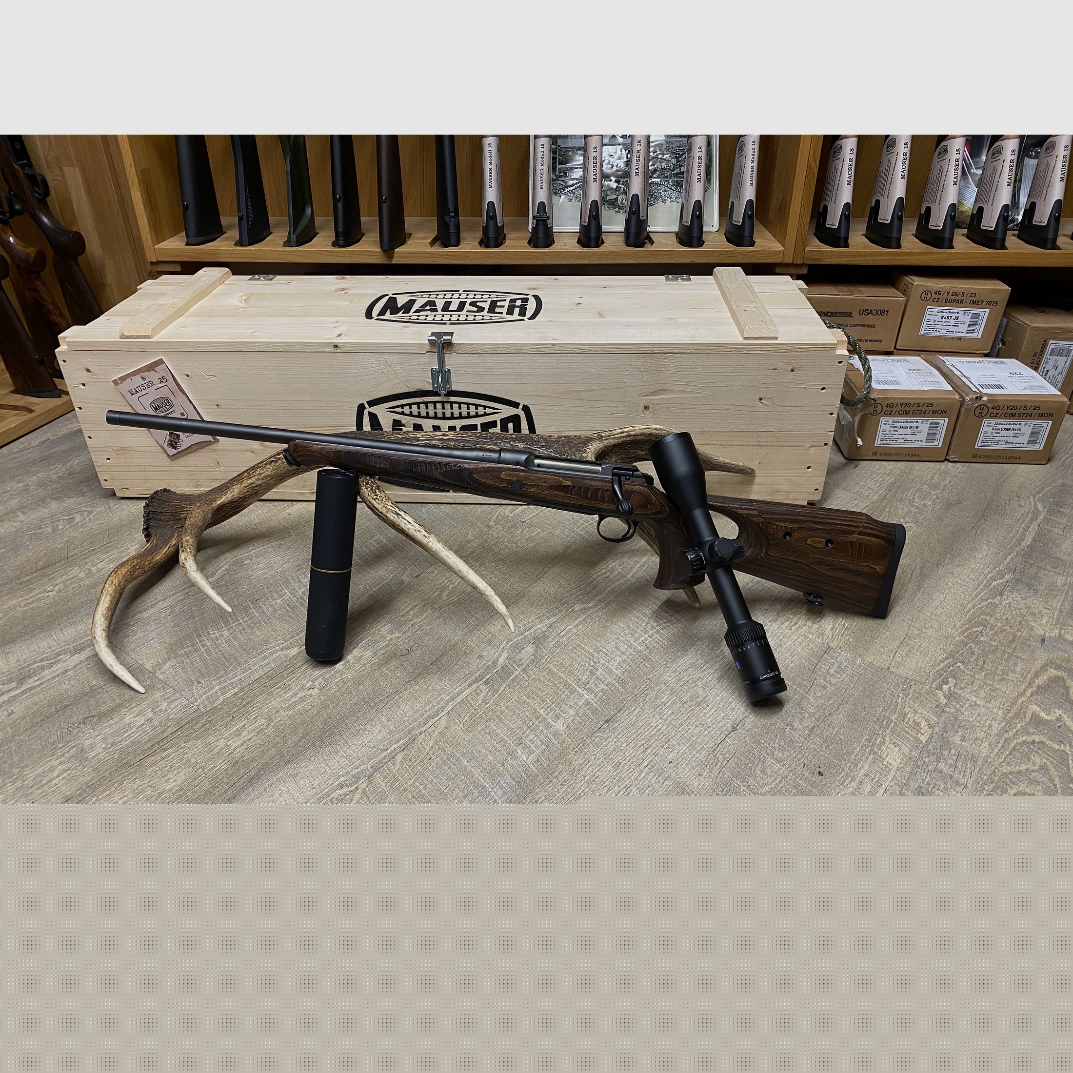 Sauer 101 GTI, lewy, z Zeiss Conquest V6 2-12x50 M, z szyną