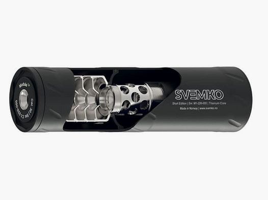 Svemko Silenciador Short Quick Mount con adaptador