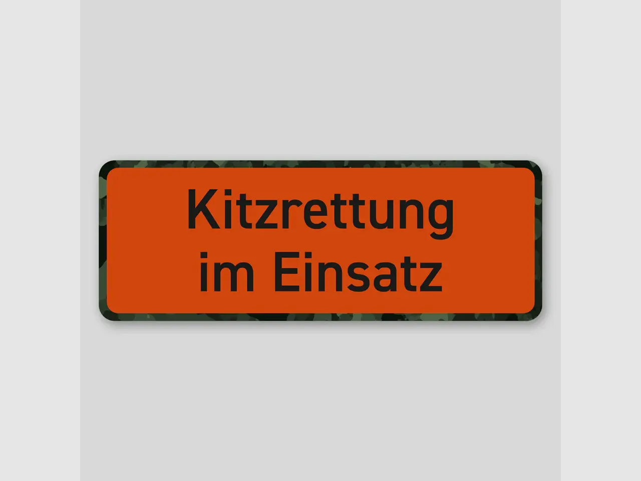 Wilde Hilde Magnetschild Kitzrettung