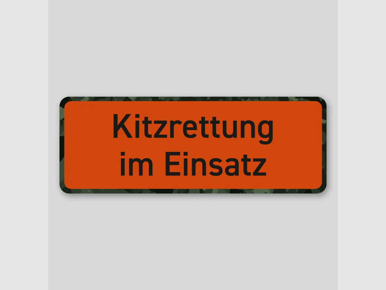 Wilde Hilde Magnetschild Kitzrettung
