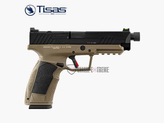 Pistole TISAS PX-9 Tactical 5'' Kal. 9x19 mm Bicolor Gewinde
