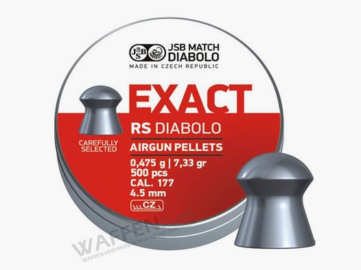 Diabolo JSB Exact RS calibro 4,52 mm 500 pz
