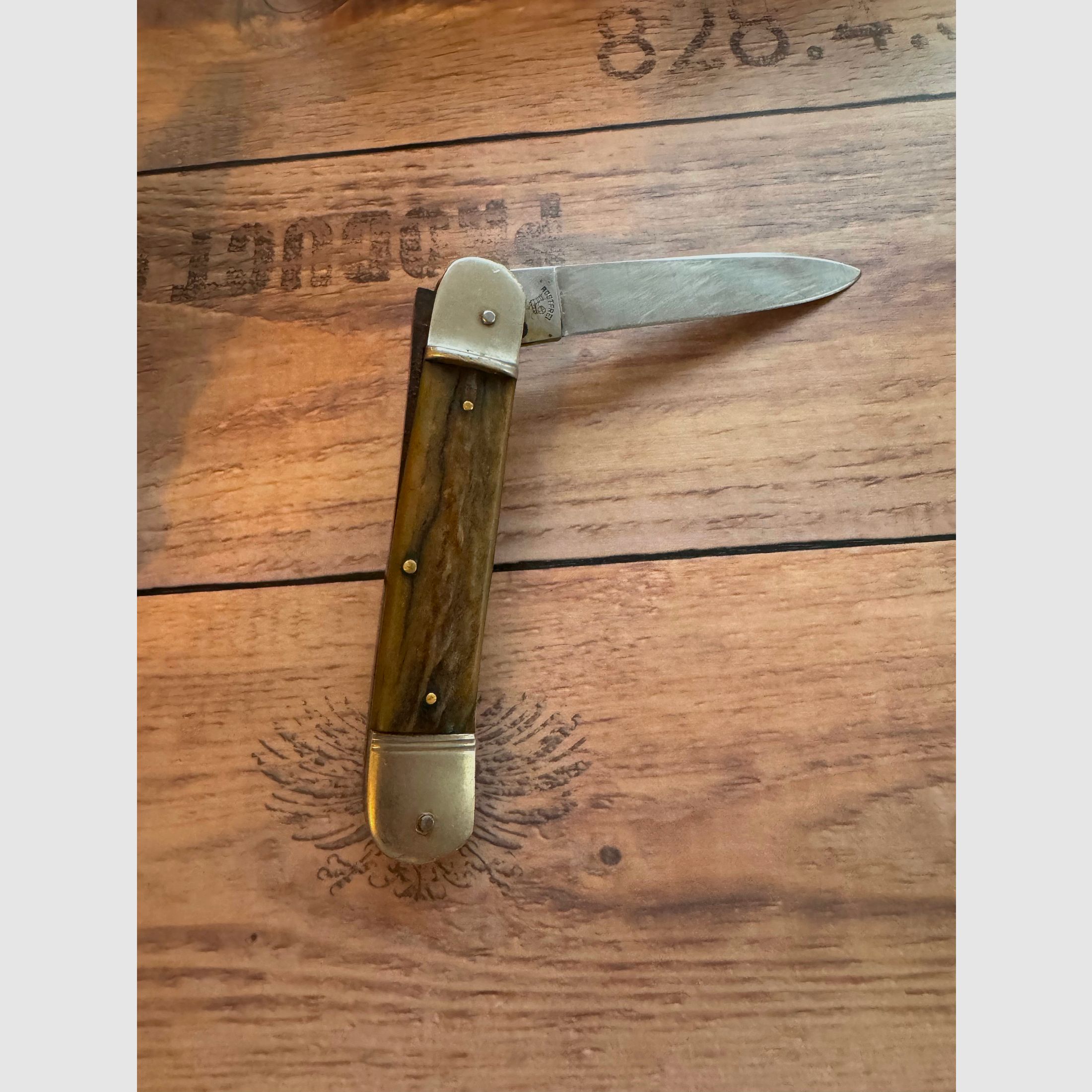 Klappmesser Springer Bonsa Solingen Hirschhorngriff Wingen