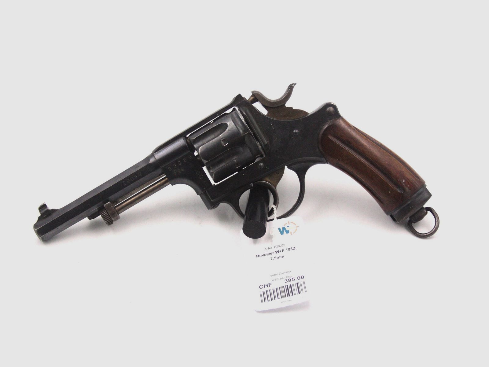 Revolver W+F 1882, Occ., 7.5mm, Bild 1 von 4