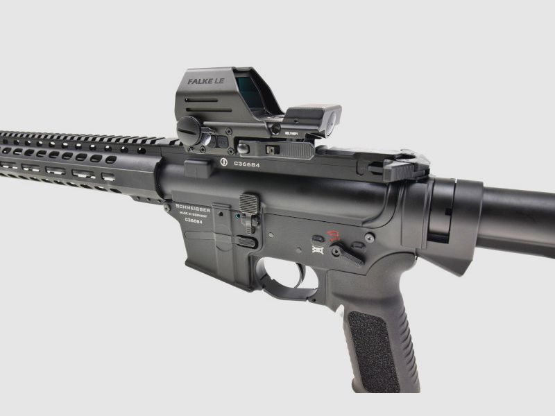 Schmeisser AR15-9 M4FL 9×19 mm Black 14.5″ – Mit Falke LE QL GEN2 Red Dot, Bild 4 von 8