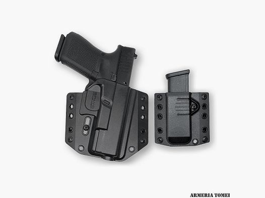HOLSTER – BRAVO CONCEALMENT OWB FÜR GLOCK 17 MIT MAGAZINHALTER