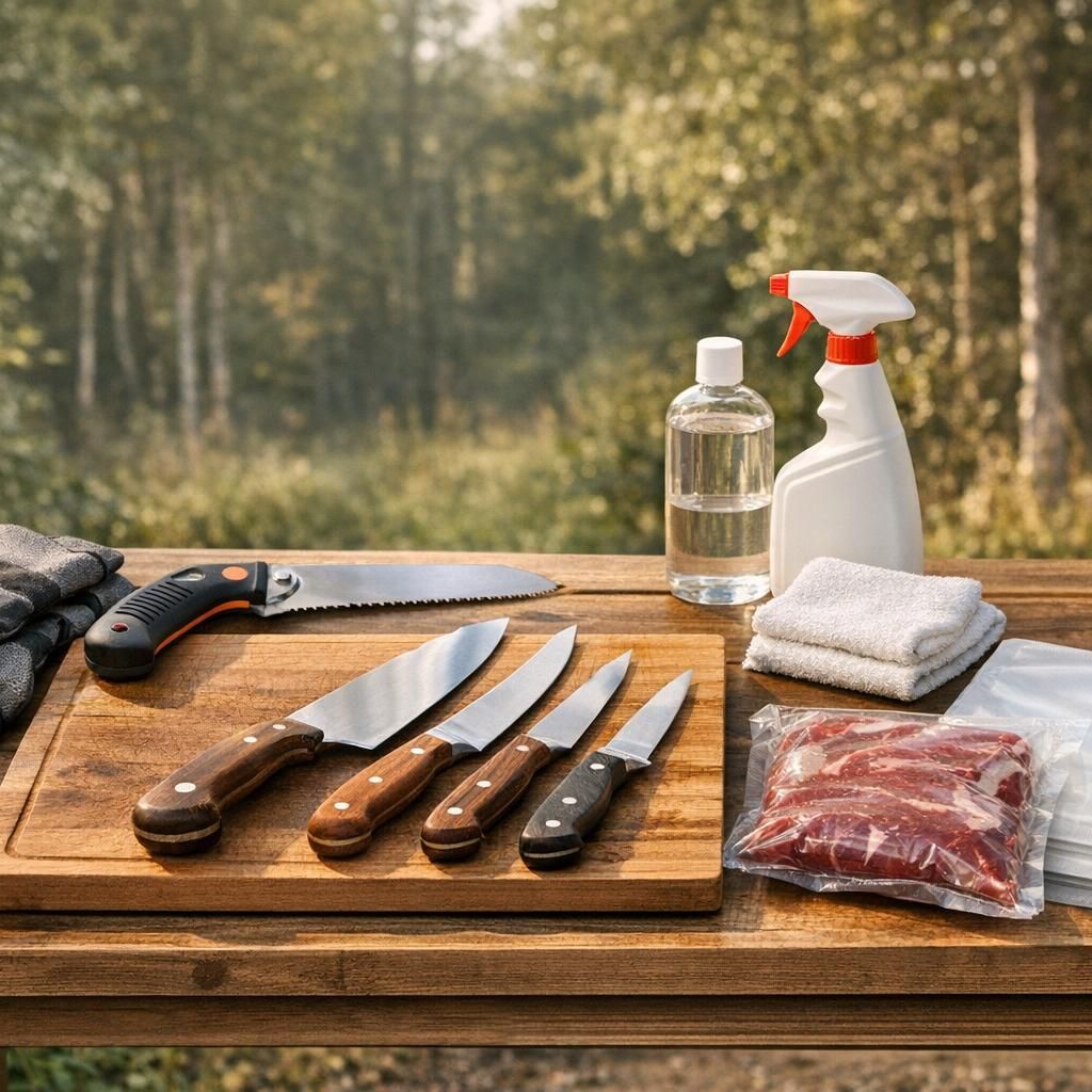 Checkliste: DIY-Werkzeuge für die Wildverarbeitung