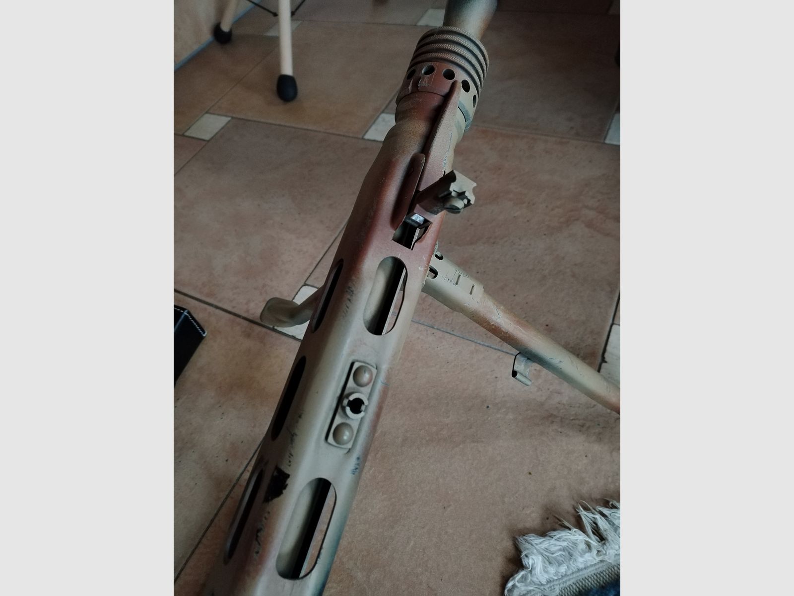 Airsoft MG42 custom Normandy Tarnanstrich AEG WW2